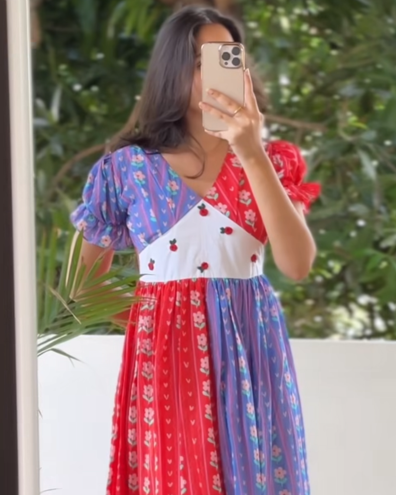 Striped flare frock